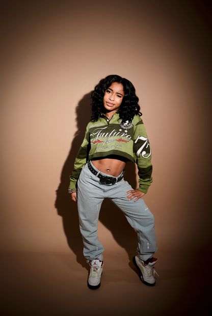 Futura Free Crop Top Rugby Polo