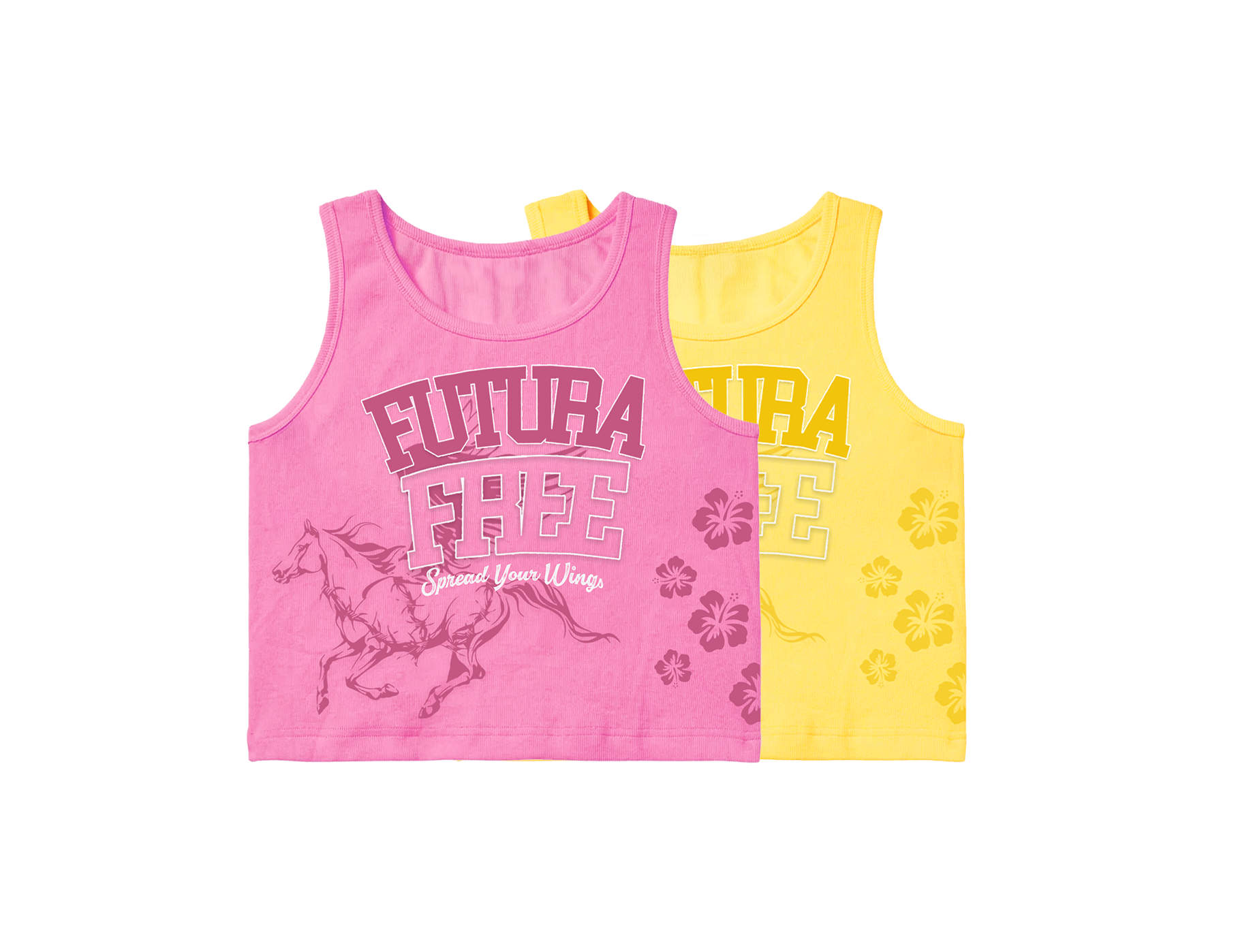 Pegasus Crop Top Tank Set
